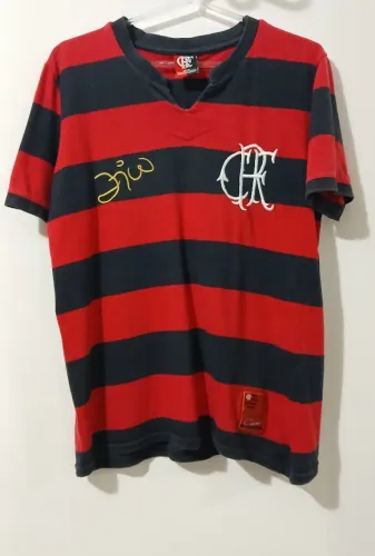Camiseta Flamengo Retrô Tri Carioca 1979 Zico Oficial