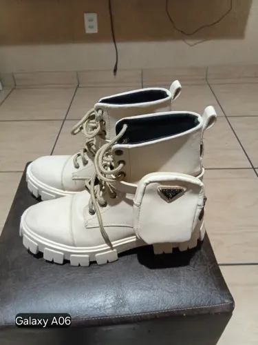 Bota cuturno feminina, cor palha n 38