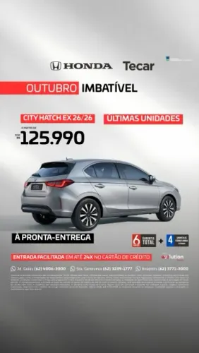 Honda City Hatchback EX 1.5 Flex 16V Aut. 2026
