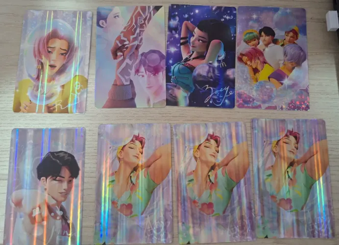Photocards Mc Donalds Guerreiras do Kpop/Kpop Demon Hunters