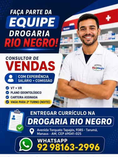 VAGA PARA VENDEDOR 