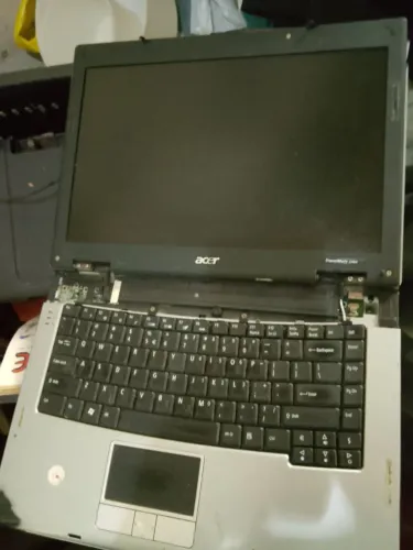 Notebook para tirar peças