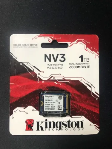 SSD Kingston NV3 1TB M.2 2230 NVMe PCIe 4.0 Lacrado