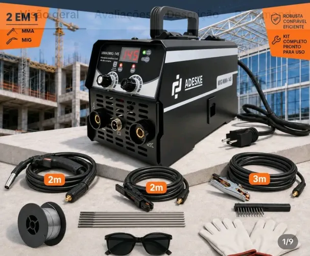 Máquina de solda MiG sem gás valor 400 reai