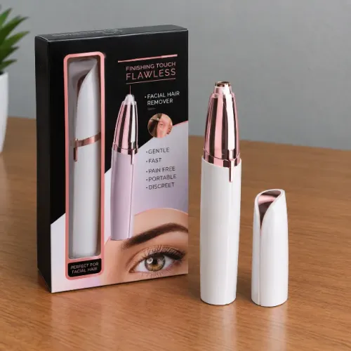 Caneta Depiladora Facial Portátil - Removedor de Pelos para Rosto e Sobrancelhas