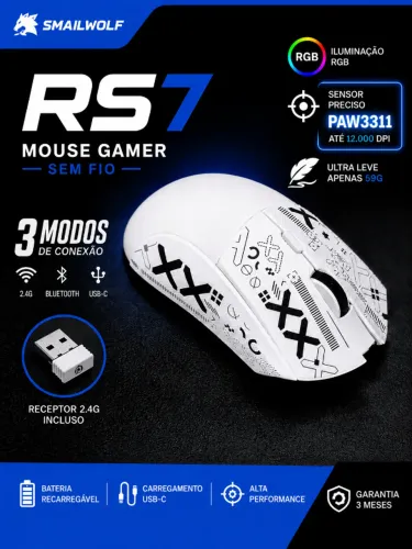 Mouse Smailwolf rs7 sensor paw3311