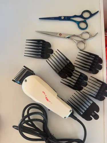 máquina de cortar cabelo Profissional WAHL + tesouras