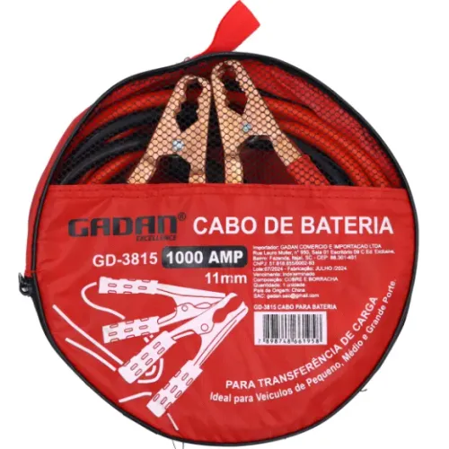 Cabo Chupeta Carregamento de Bateria