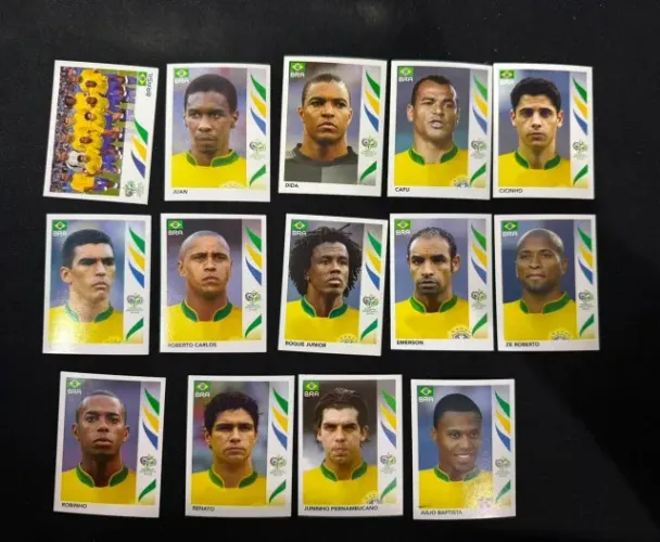 Figurinhas Copa 2006 Brasil - Lote 14 Figurinhas Novas