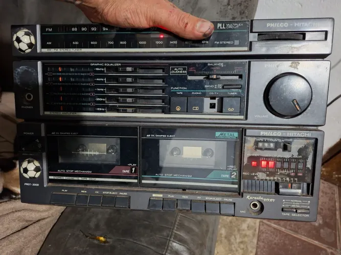 Som philco Hitachi antigo PRDT 300D LEIA TODO ANÚNCIO