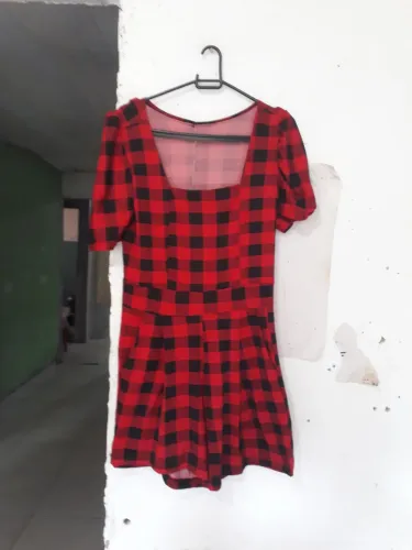 Macacão xadrez Tam pm
