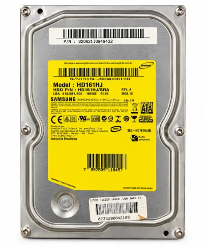 HD Samsung 160GB SATA II 3,5" HD161HJ para Desktop Testado