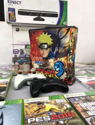 Xbox 360 Tunado 30 jogos e 1 controle 
