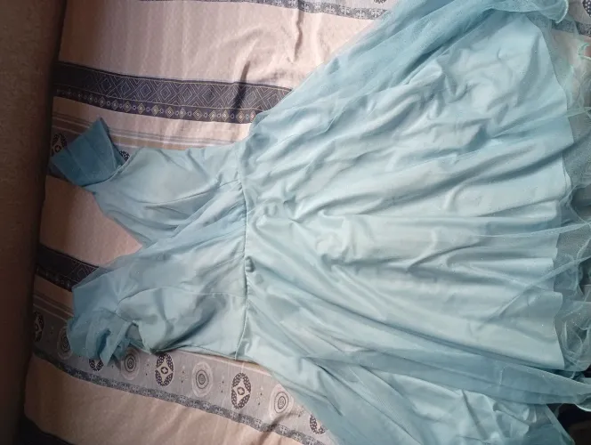 Vestido de festa azul