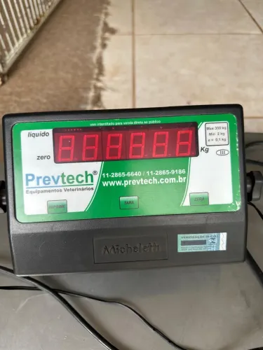 Balança digital veterinária sem coluna
