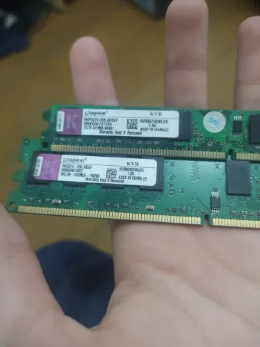 Kit 4gb memória RAM DDR2 2GB+2GB