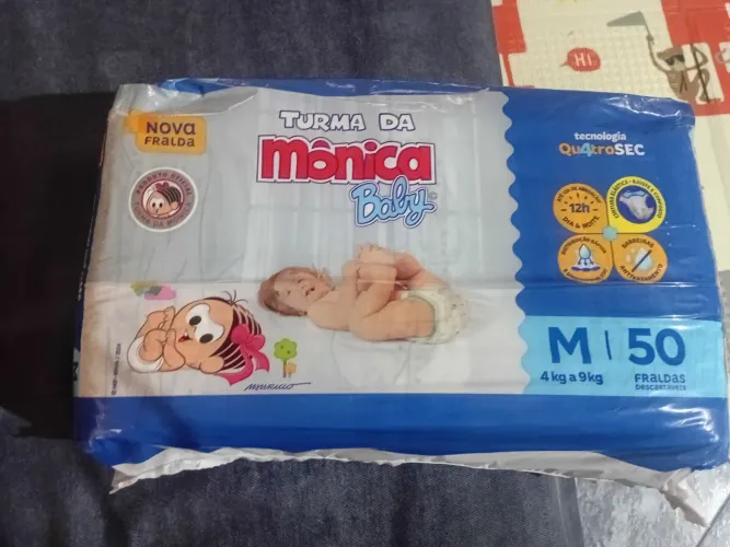 Fralda Turma da Mônica M