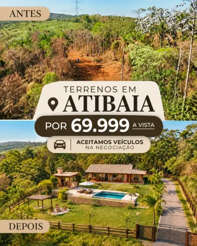 RESIDENCIAL PARA CHÁCARAS COM 600M² POR 19.999 DE ENTRADA