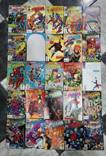 SPIDER-MAN CLONE SAGA (1994) COLEÇÃO IMPORTADA COM AS COMICS ORIGINAIS EM SINGLE ISSUES