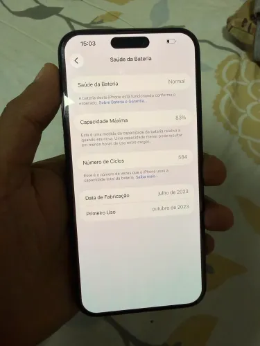 Iphone 15 pro Max Titânio Preto (256 GB)