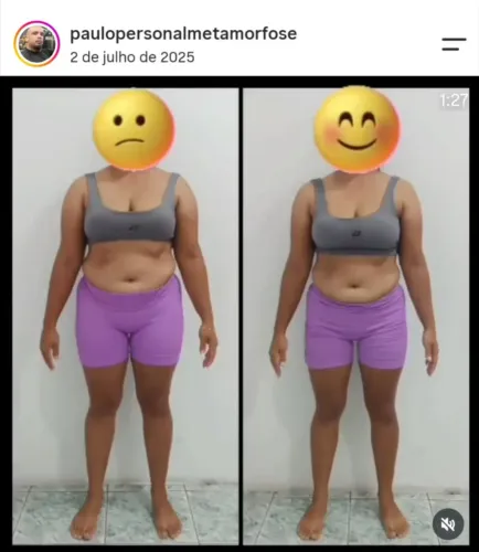 TREINO NO APLICATIVO AVALIAÇÃO FÍSICA PRESENCIAL E ON-LINE