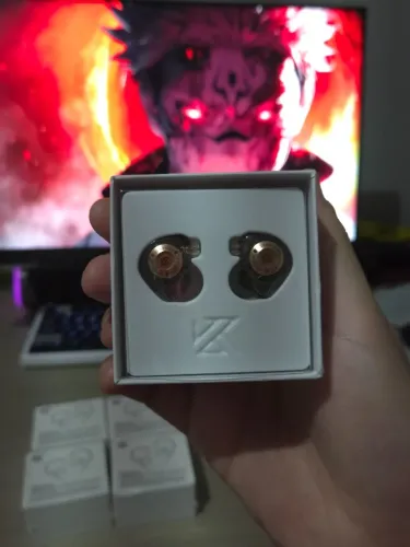 KZ EDX Pro X Gray - Fone In-Ear Gamer Sem Microfone