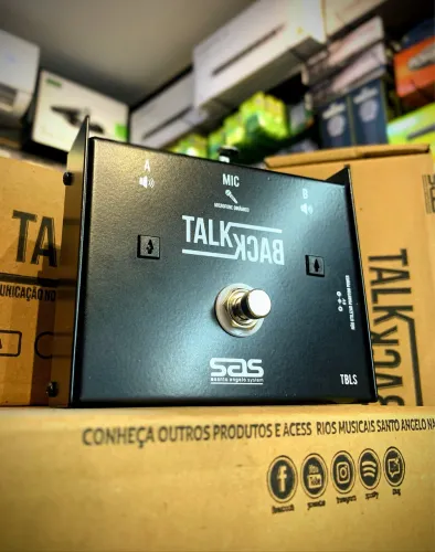 Talkback Santo Ângelo Sem Trava LED Profissional para Palco e Estúdio