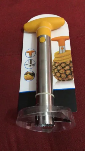 Descascador de Abacaxi Inox Importado Novo!