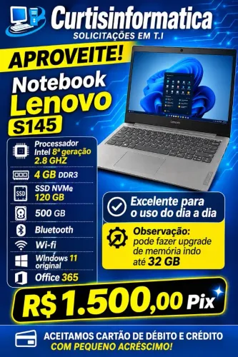 Notebook Lenovo S145