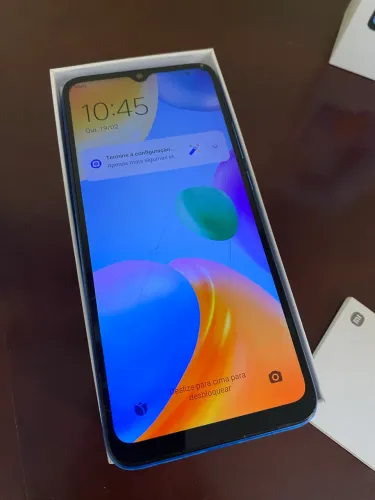 Tela quebrada Xiaomi Redmi 10C Azul - 128GB 