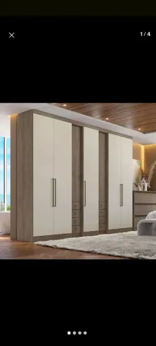 Guarda Roupa Grande semi novo 7 portas 8 gavetas 