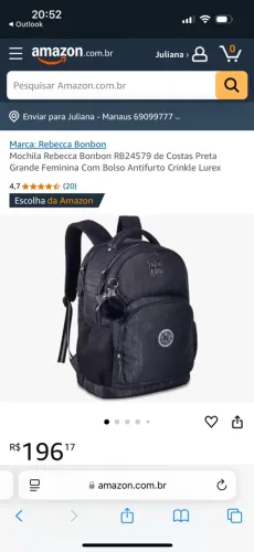 Mochila Rebeca bonbon