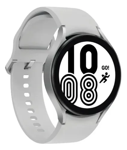 Samsung Galaxy Watch 4 44mm Prata + 2 Pulseiras + Capa Protetora