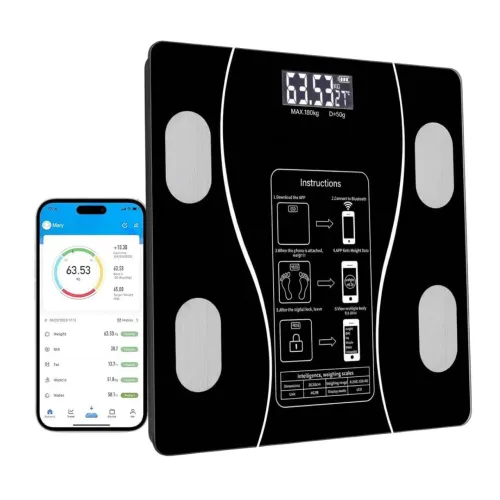 Balança digital corporal bluetooth com bioimpedância 180 kg