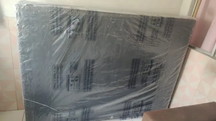 Cama box casal molas ensacadas nova