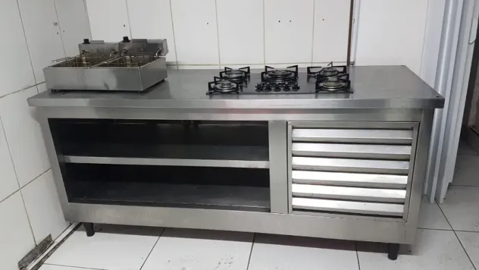 Bancada Inox Cozinha