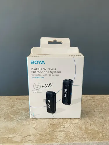 Microfone Lapela Boya