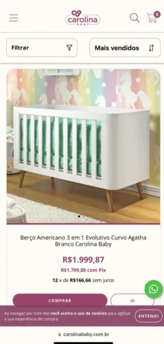 Berço que vira cama e vai com o colchão