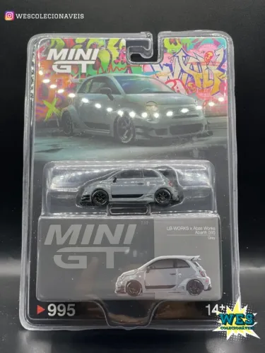 Mini GT LB Works x Abas Works Abarth 595 Grey