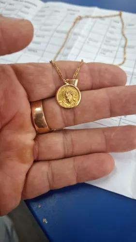 Pigente de ouro preço 750