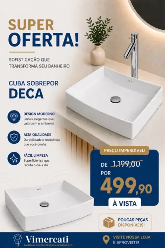 Cuba para banheiro 