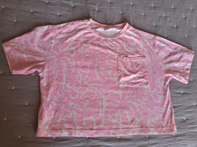 Blusa Infantil rosa Zara