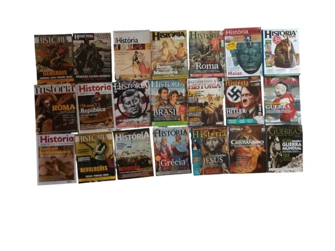 Kit de 31 Revistas de História Temas Variados