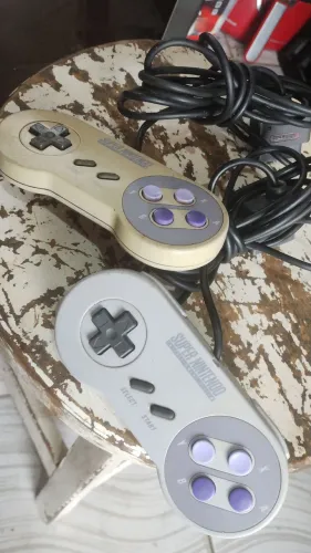 controles originais super Nintendo