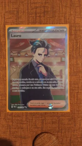 Cartas Pokemon - Lauro Full Art (235/182) NM - Coleção Fenda Paradoxal