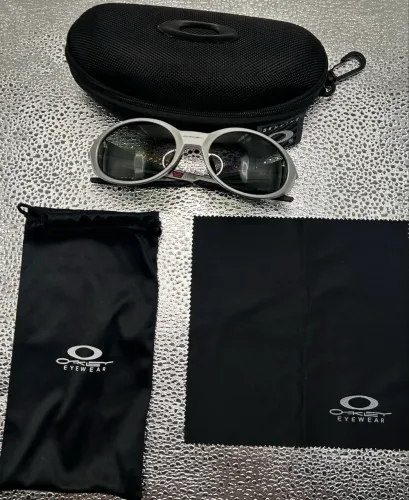 óculos de sol oakley eye jacket redux silver