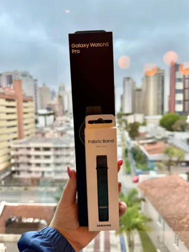 SAMSUNG GALAXY WATCH 5 PRO | NOVO LACRADO | 3 MESES DE GARANTIA | LOJA FÍSICA
