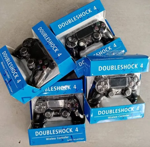 Controle ps4 sem fio funciona em tv com sistema xbox e pc novos com garantia