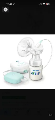 Vendo extrator de leite Philips Avent 2 em 1 ? manual e elétrico