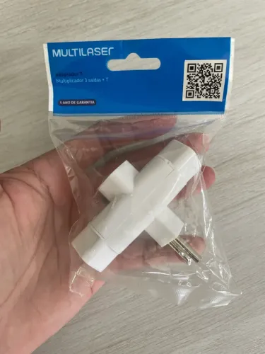 Adaptador Multiplicador Em T Com 3 Saídas Multilaser - Wi217